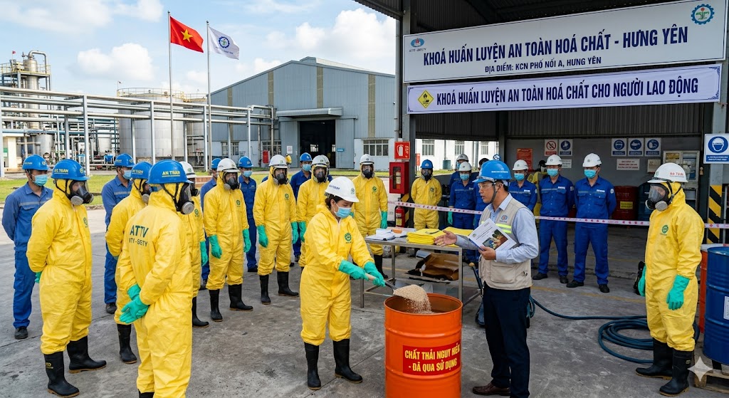Huấn luyện an toàn hóa chất Nghị định 25 tại Hưng Yên