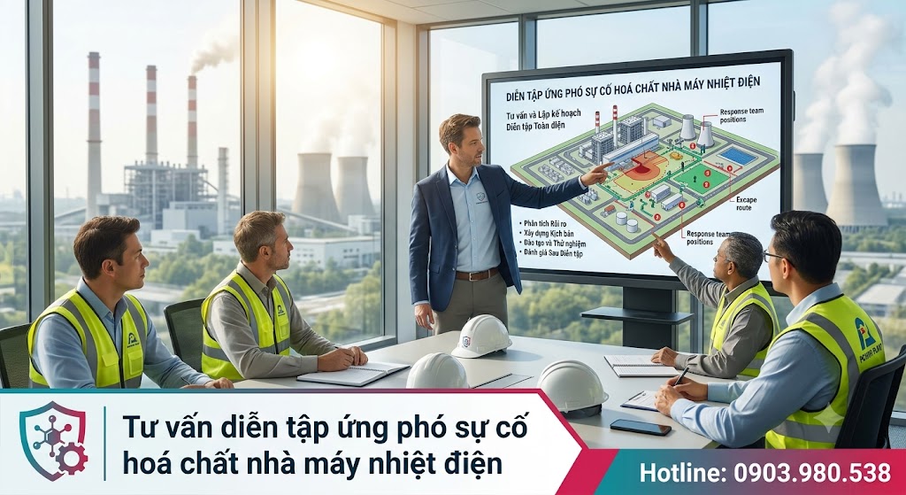 Tư vấn diễn tập ứng phó sự cố hoá chất nhà máy nhiệt điện