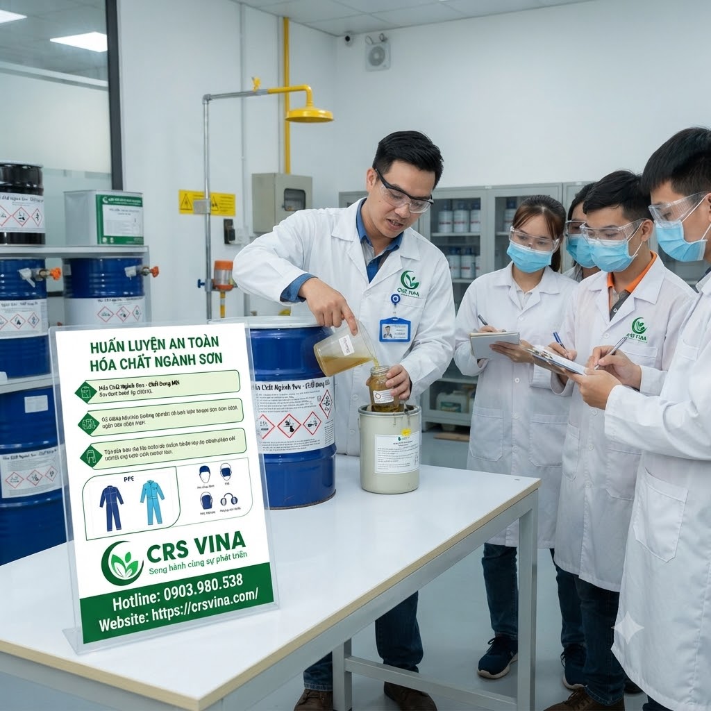 Huấn luyện an toàn hóa chất ngành sơn